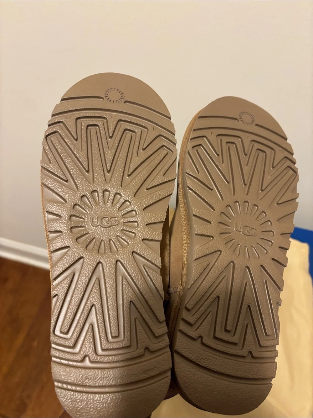 UGG Kids Chestnut Shearling-Lined Slip-On Boots
